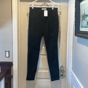 Madewell Black Jeans High Rise Skinny